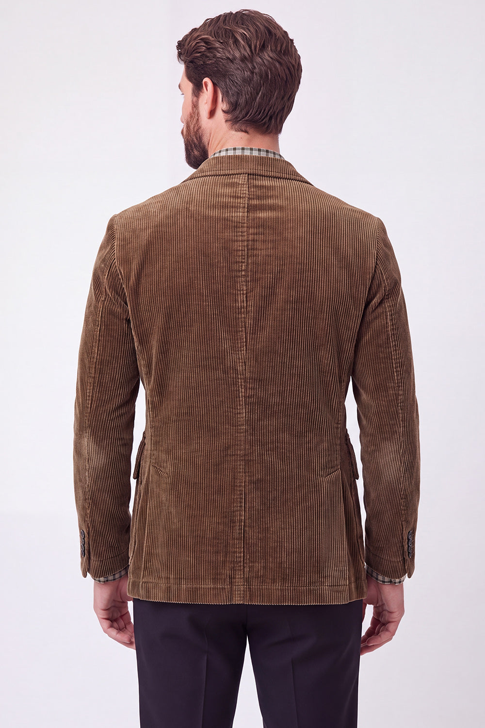 Brown Single Breasted Notch Lapel Men's Prom Blazer Jacket
