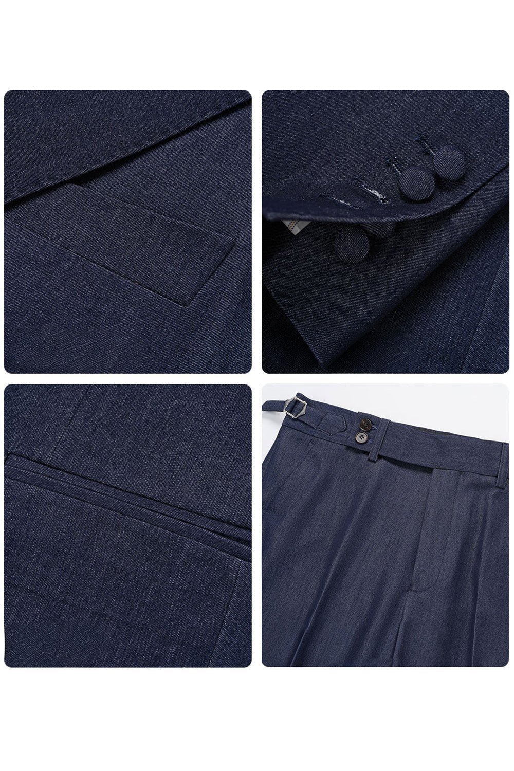 Apricot 2 Piece One Button Peak Lapel Men's Prom Suits