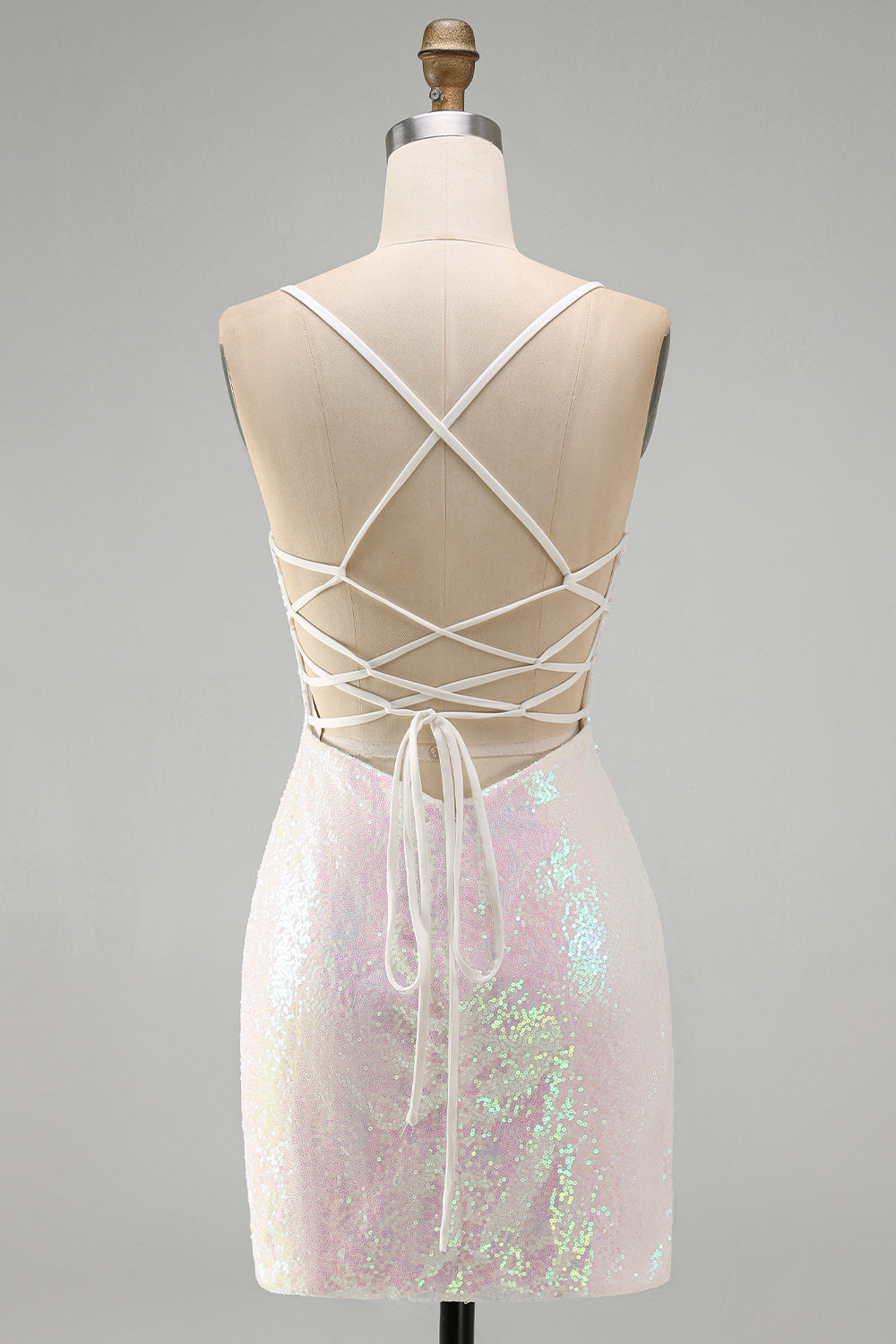 Sparkly Pink Bodycon Sequins Floral Short Homecoming Dress with Beading