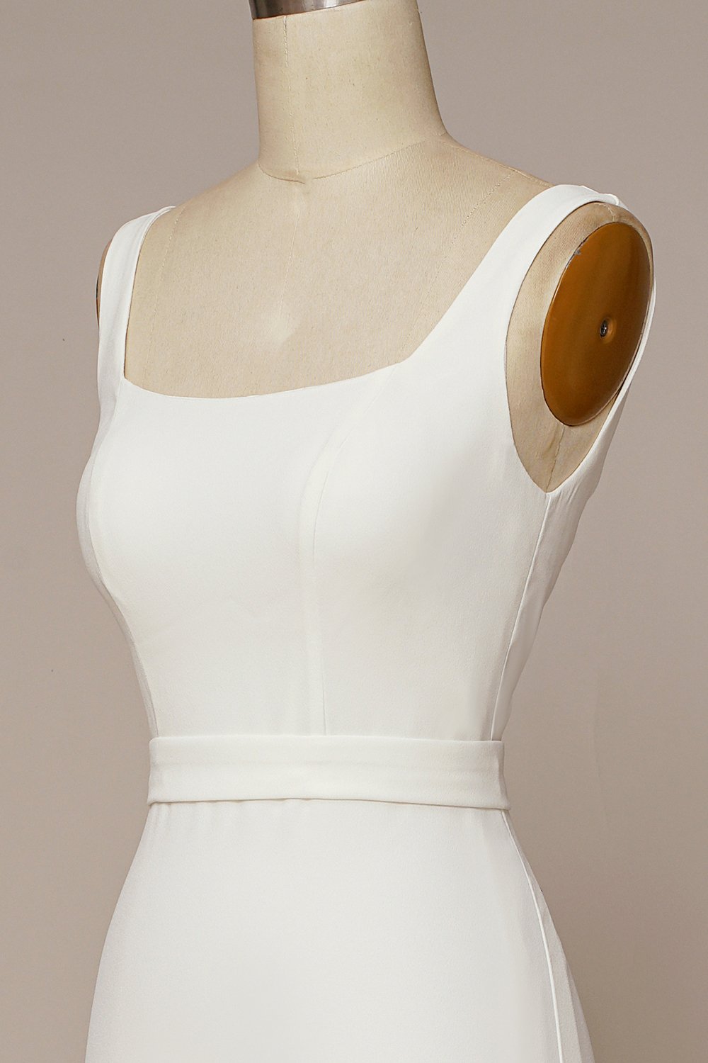 Robe de mariée sirène à encolure carrée