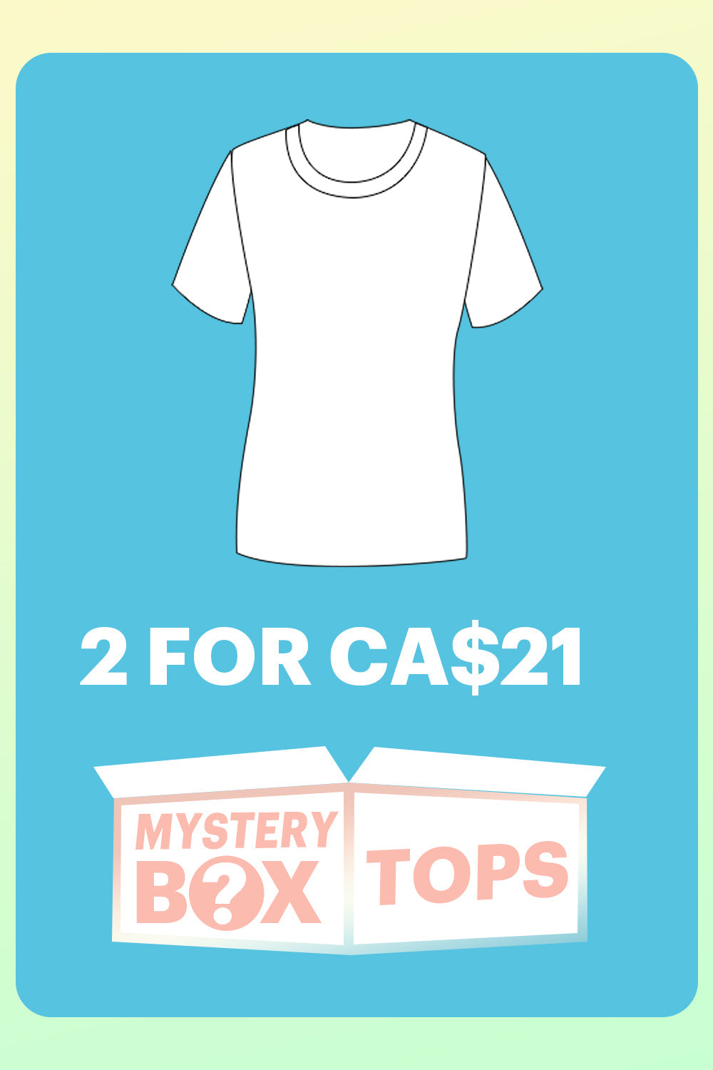 ZAPAKA MYSTERY BOX de 2 hauts
