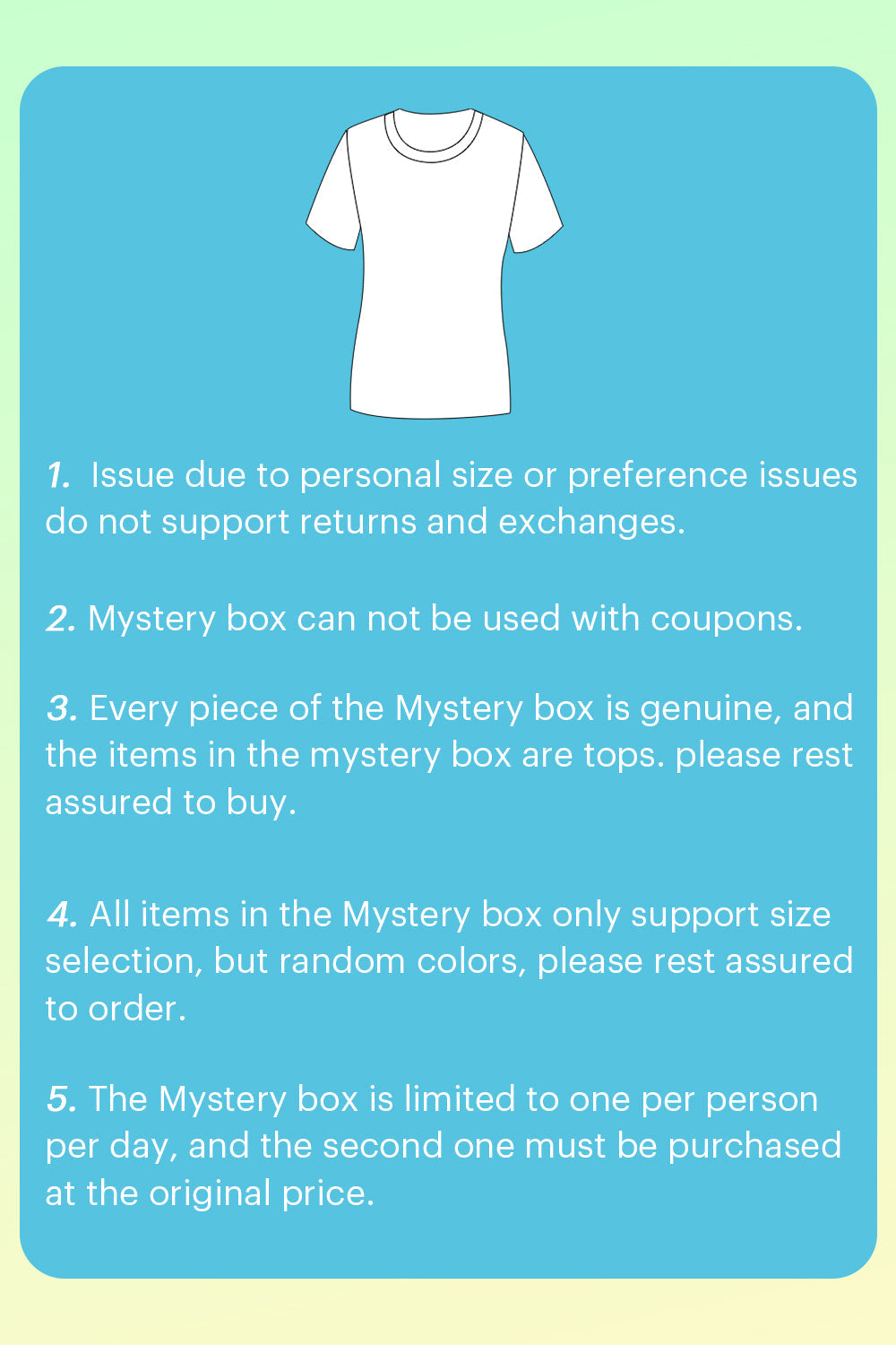 ZAPAKA MYSTERY BOX de 2 hauts