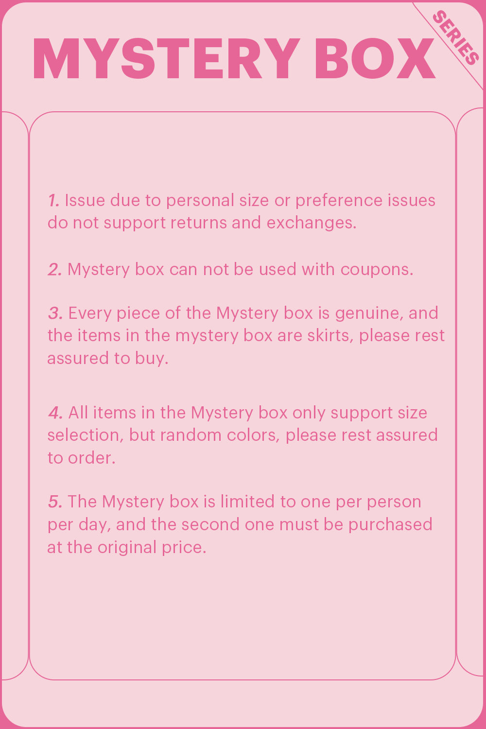 VERANOMUSE MYSTERY BOX of 2Pc Skirts
