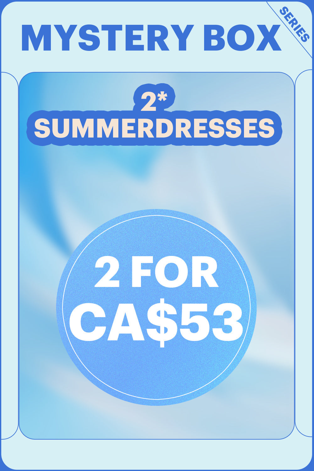 VERANOMUSE MYSTERY BOX of 2Pc Summer Dresses