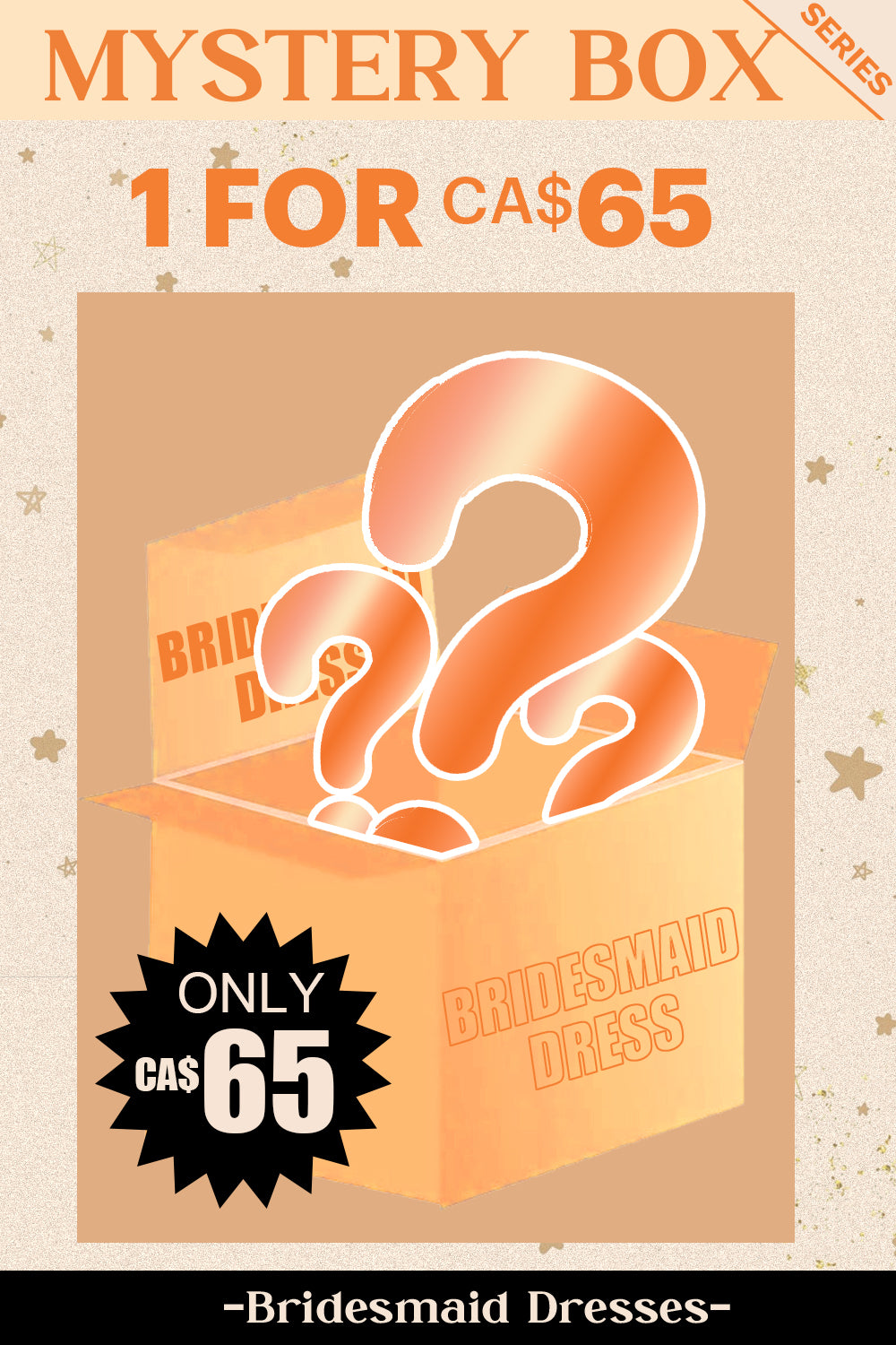 VERANOMUSE MYSTERY BOX of 1Pc Bridesmaid Dress