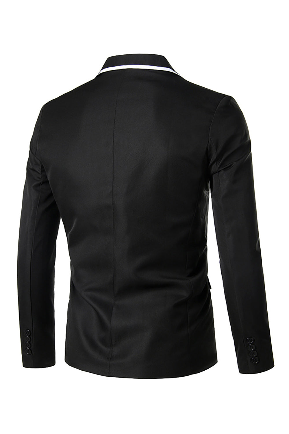 Blazer de bal homme rose à revers crantés