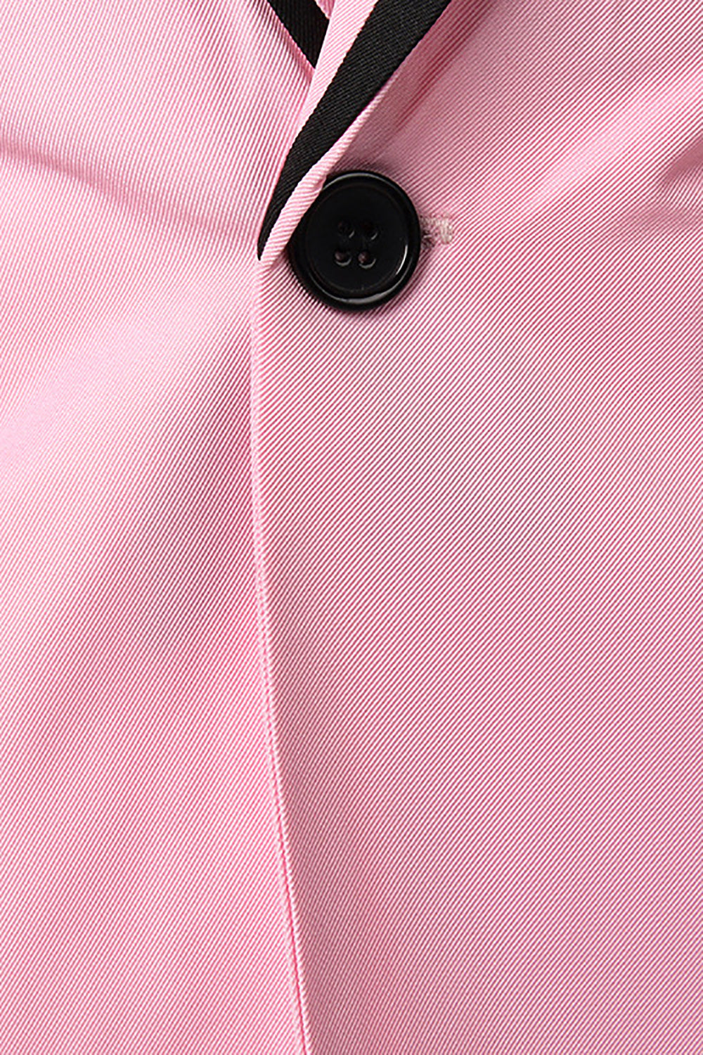Blazer de bal homme rose à revers crantés