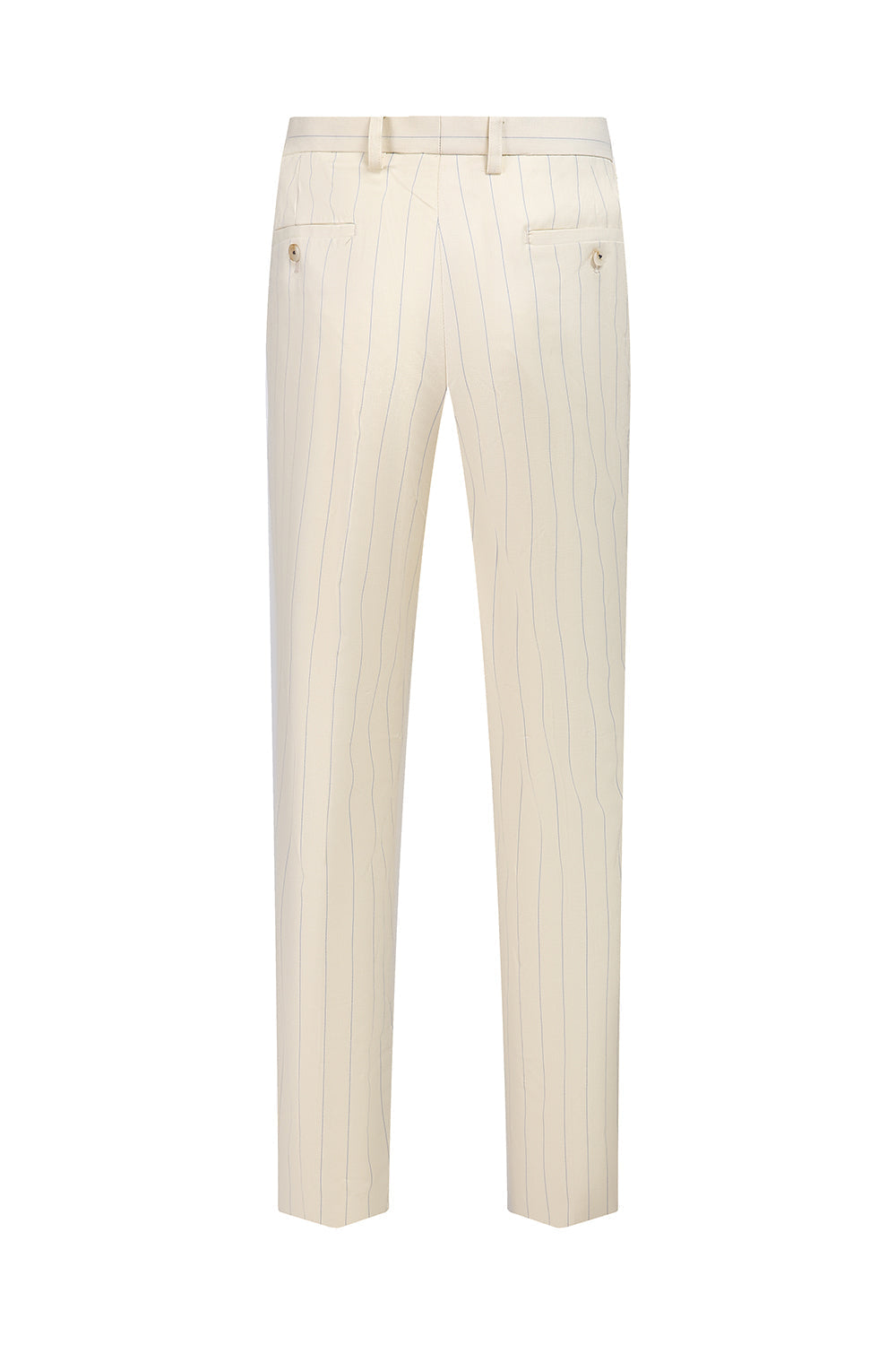 Costumes de bal pour homme 3 pièces rayés blancs