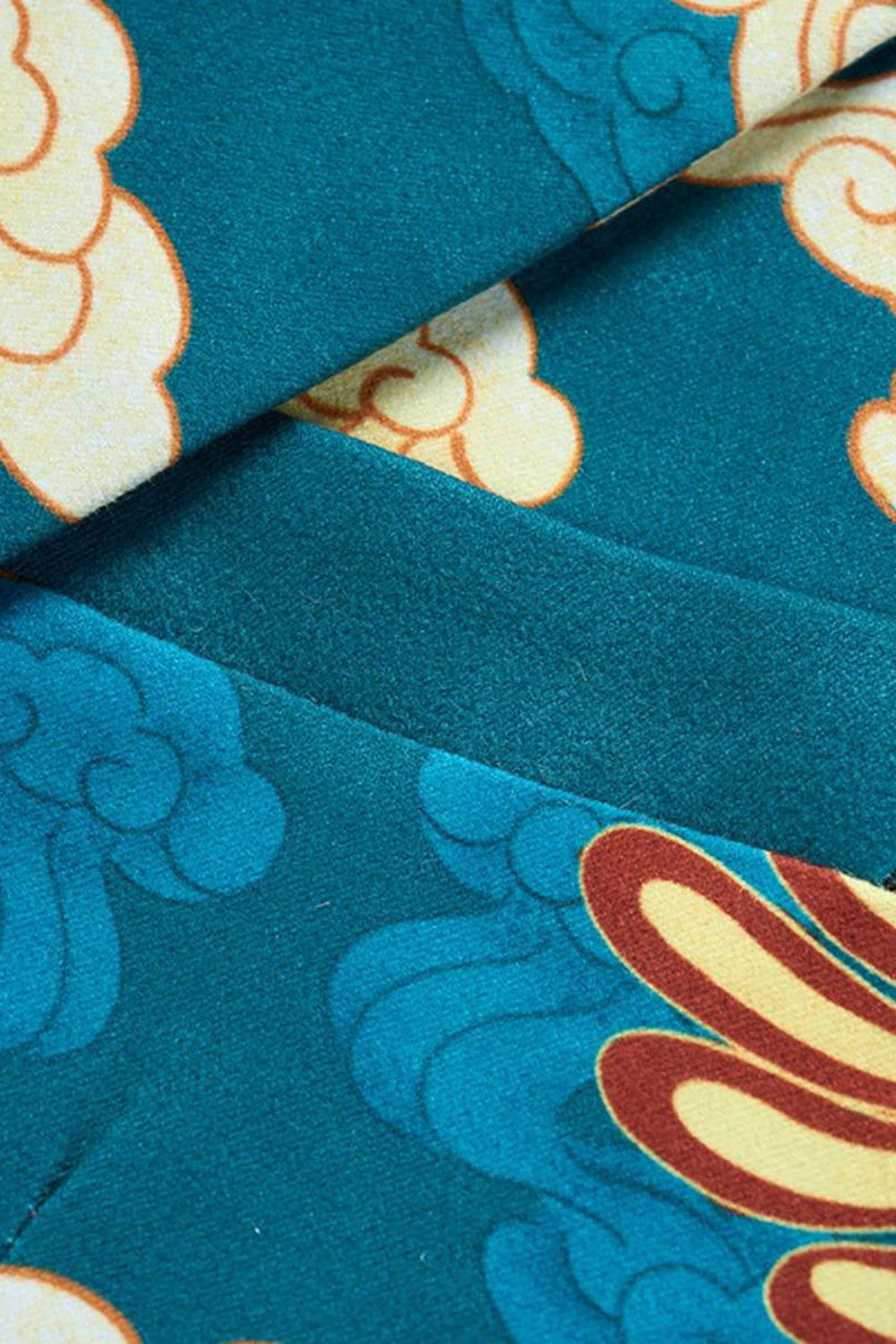 Blazer homme à revers crantés en jacquard Grue Bleue