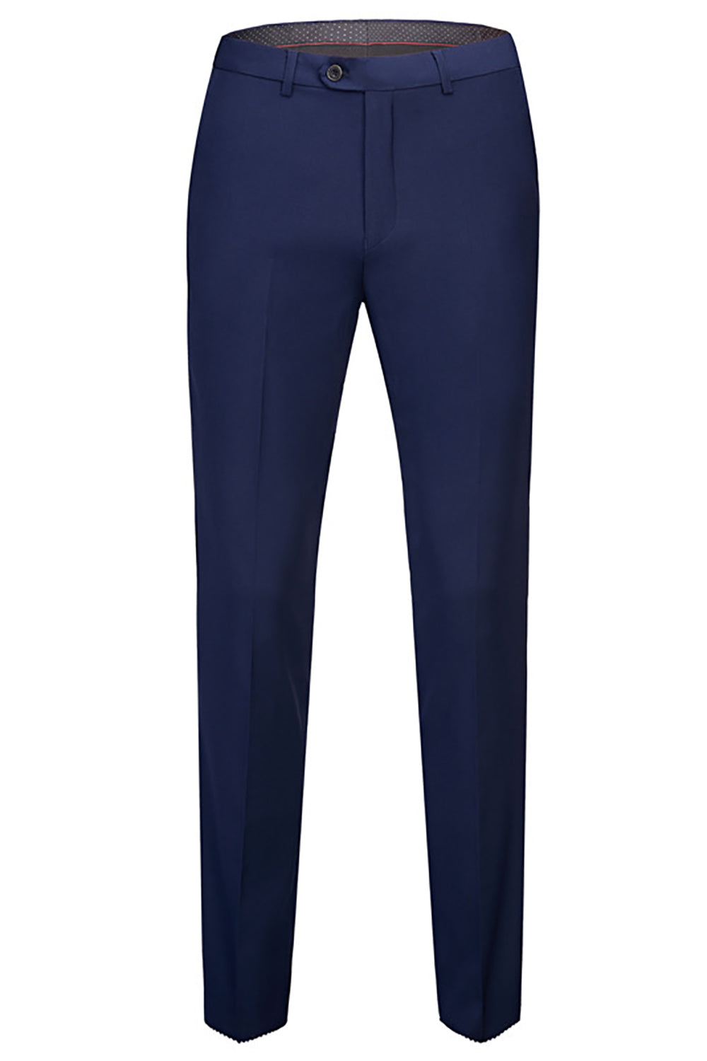 Costumes de smoking décontractés slim trois pièces bleu marine