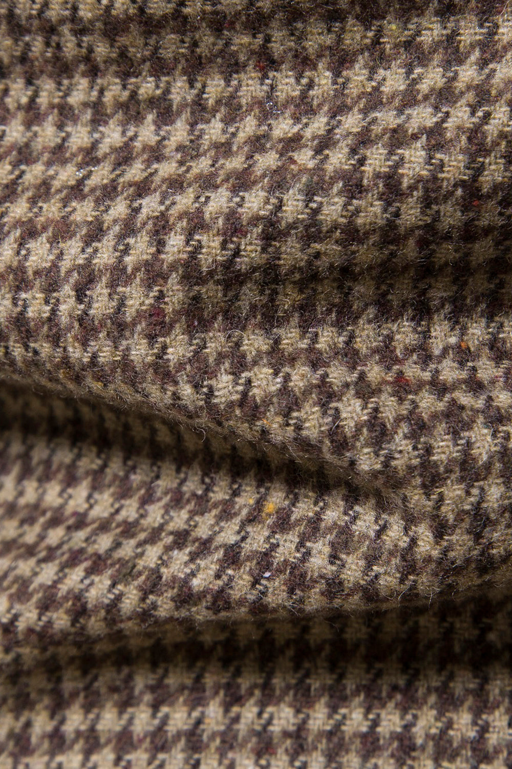 Khaki Plaid One-Button Men's Blazer