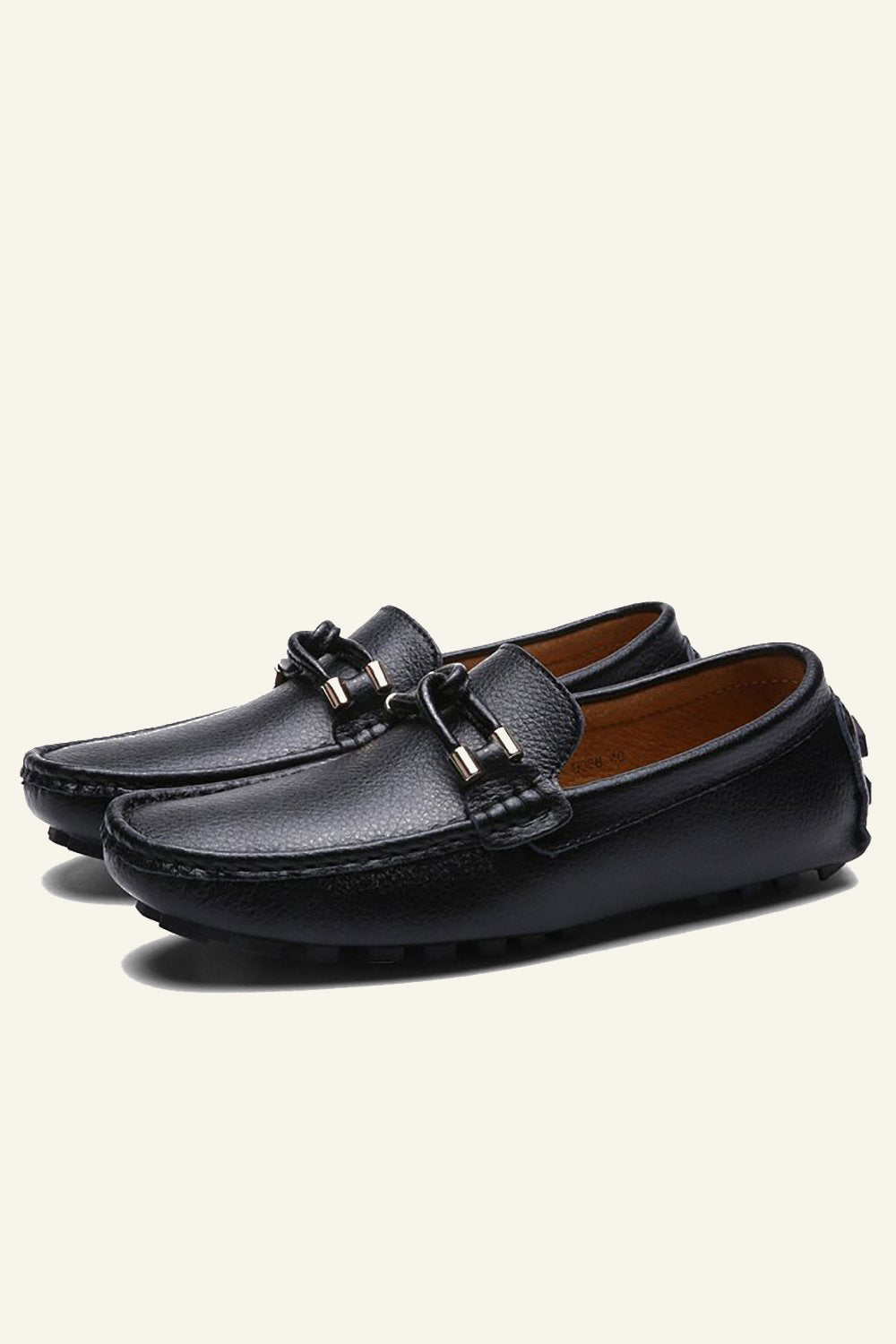 Chaussures pour hommes style britannique à enfiler sans lacets