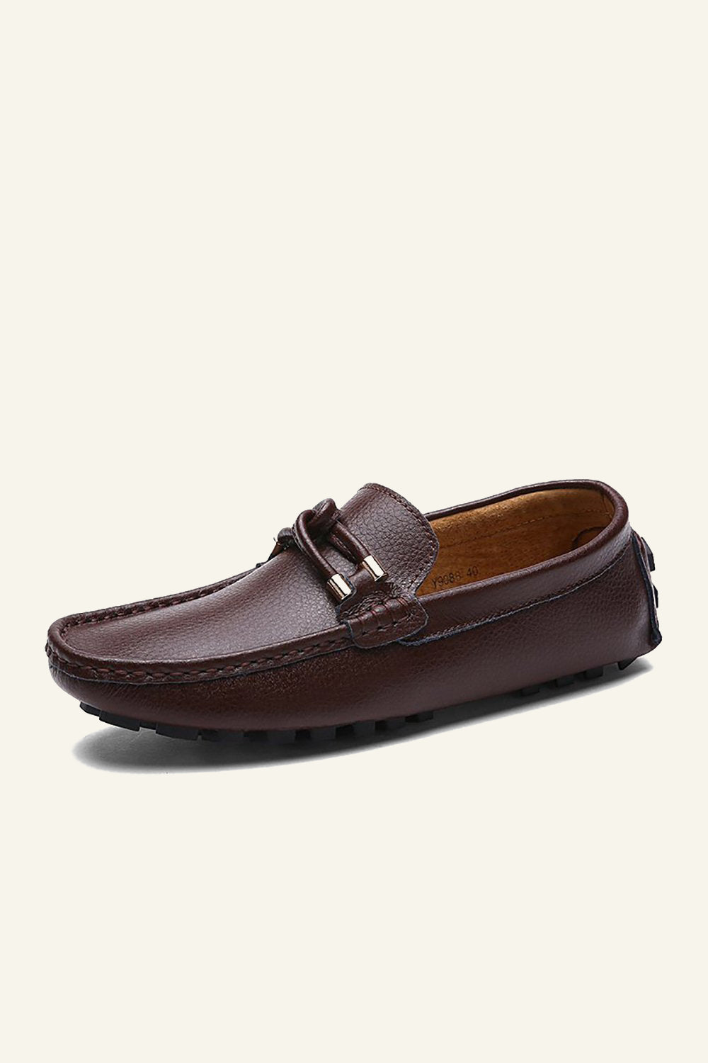 Chaussures pour hommes style britannique à enfiler sans lacets