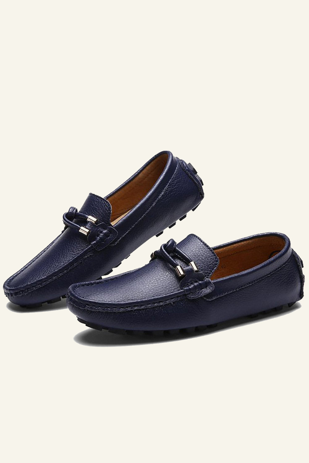 Chaussures pour hommes style britannique à enfiler sans lacets