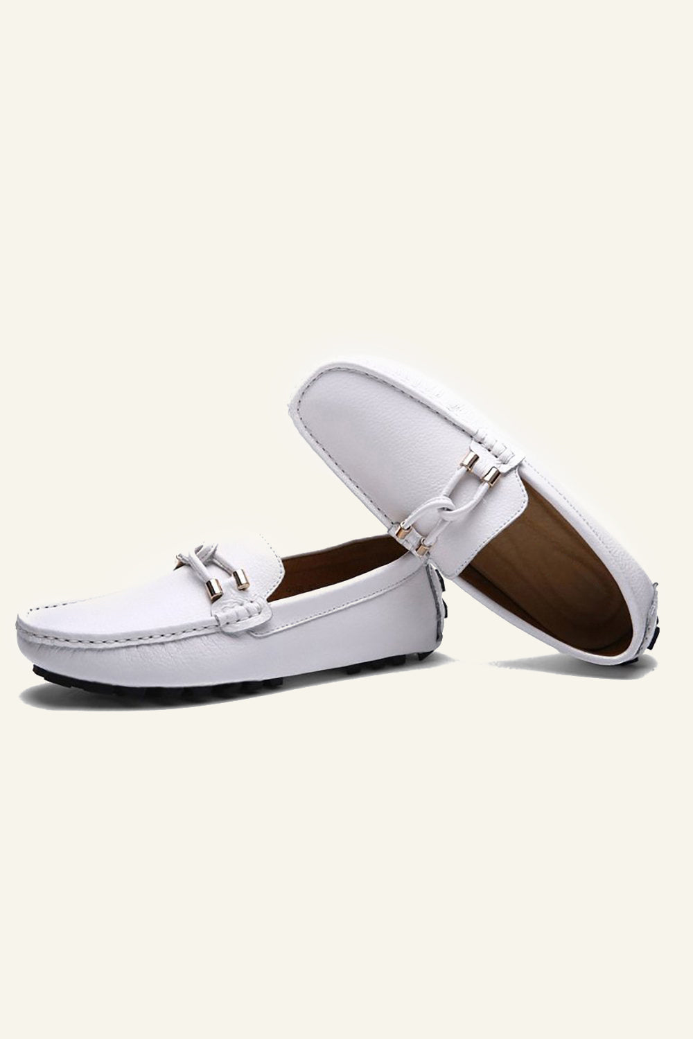 Chaussures pour hommes style britannique à enfiler sans lacets