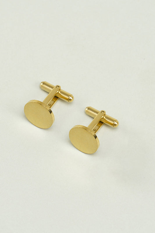 Men's Golden Tuxedo Cufflinks