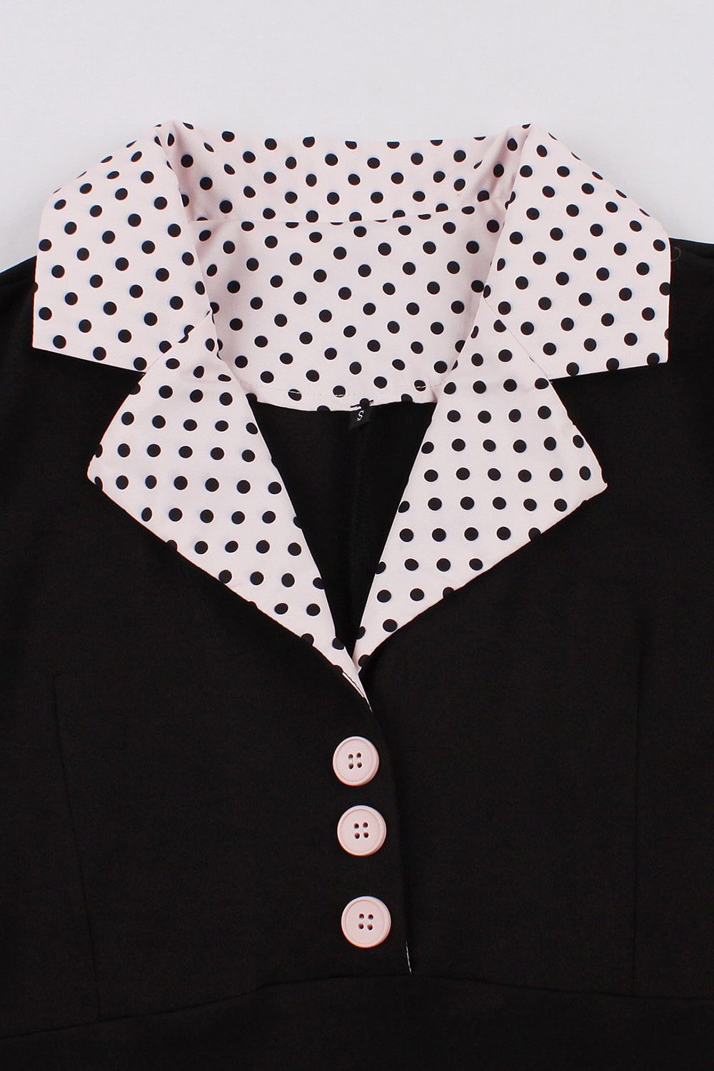 Robe Vert Manches Courtes Pois Années 50 Avec Ceinture