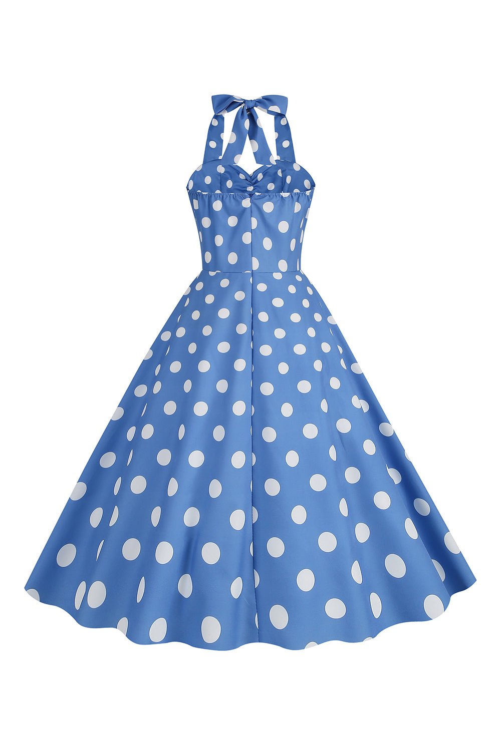 Robe Pin-Up Vintage Années 50 à Pois Roses