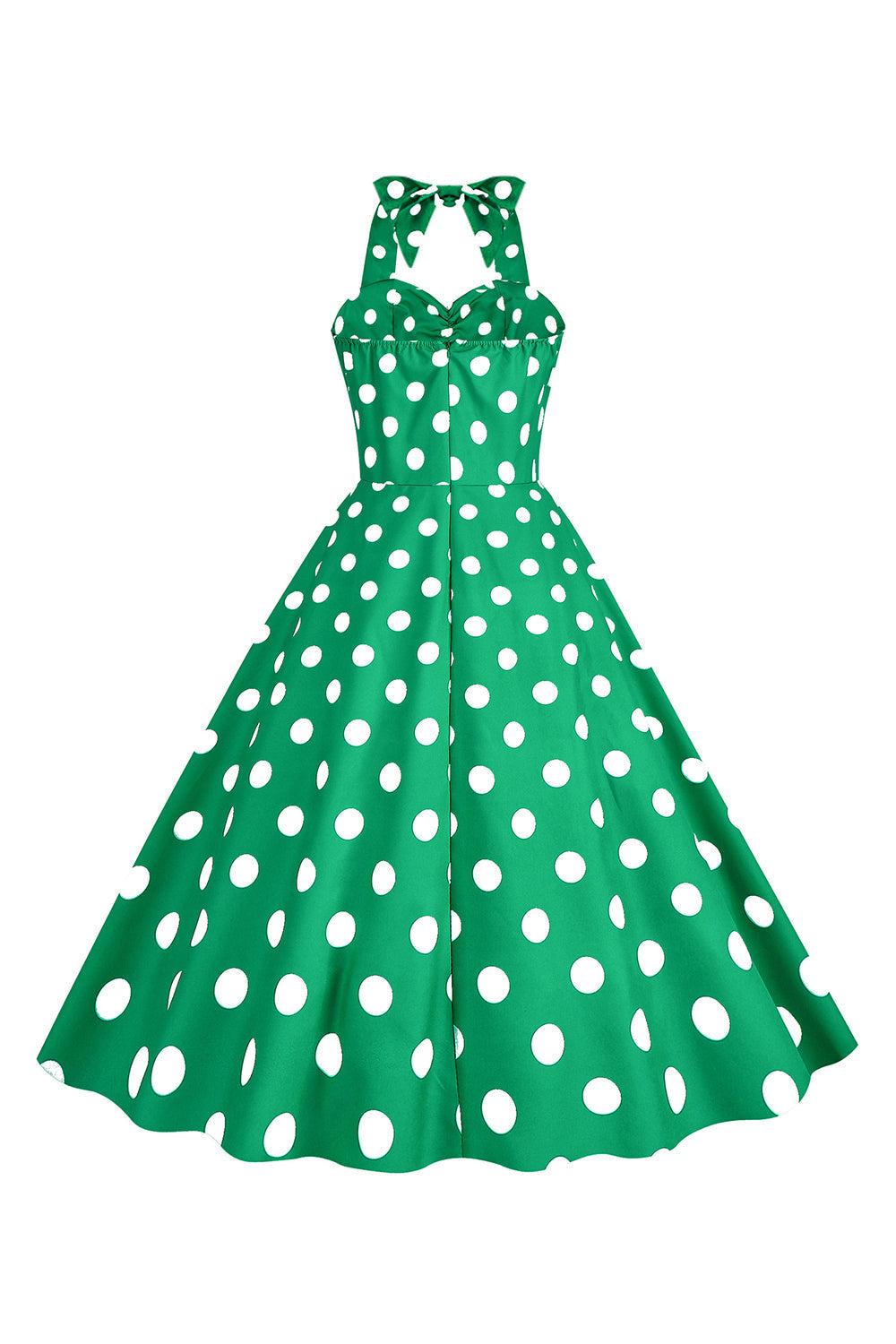 Robe Pin-Up Vintage Années 50 à Pois Roses
