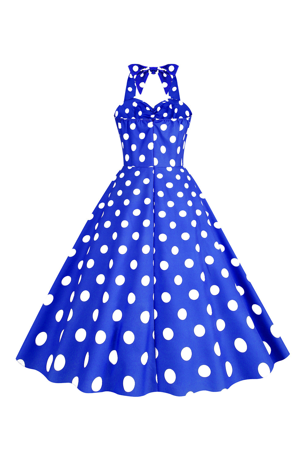 Robe Pin-Up Vintage Années 50 à Pois Roses