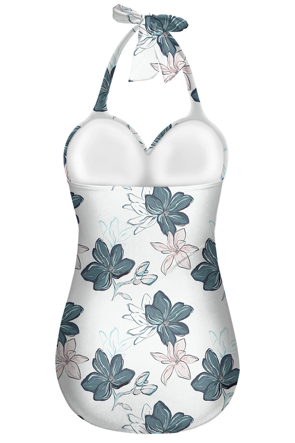 Flower One Piece Swimsuit
