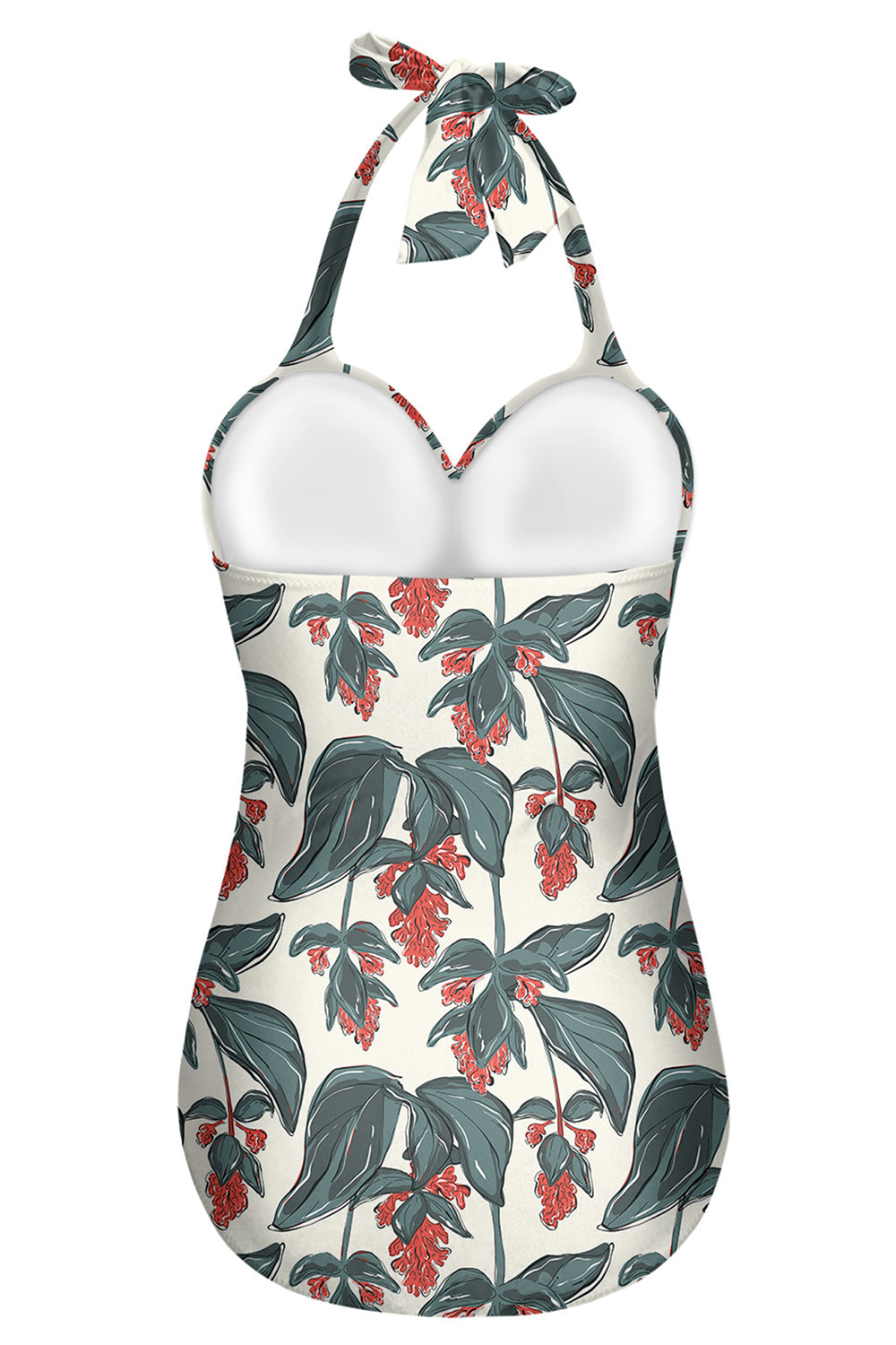 Flower One Piece Swimsuit