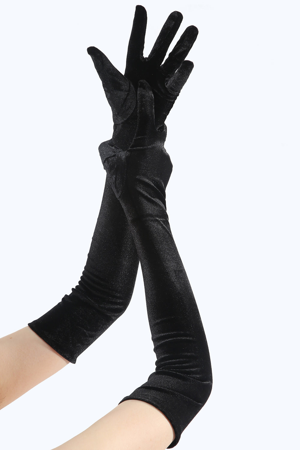 Gants de soirée noirs des années 1920