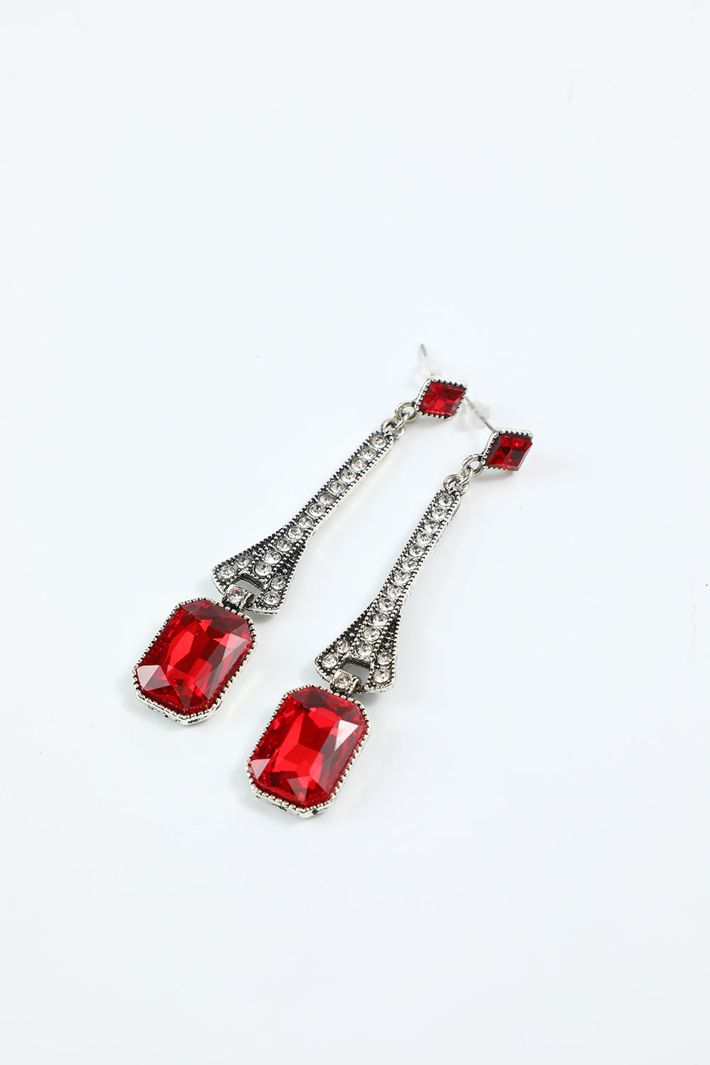 Ensemble d'accessoires de fête Rouges des années 1920, cinq pièces