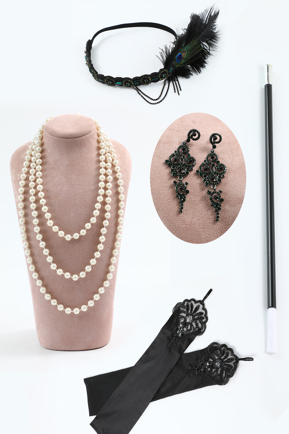 1920s Themed Five-Piece Party Accessories Sets
