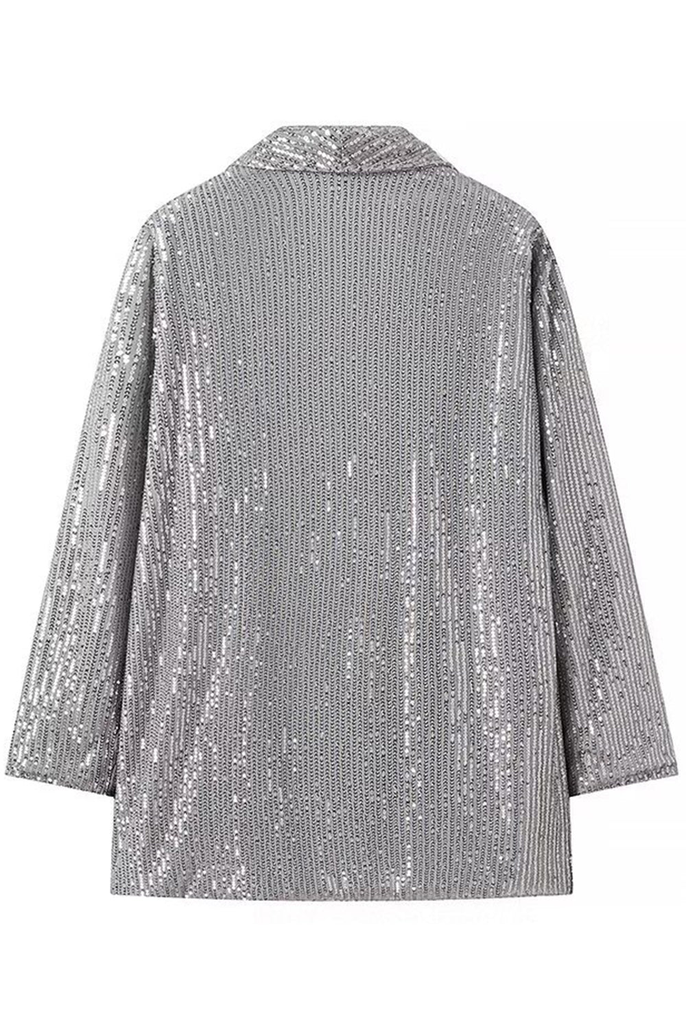 Ensemble deux pièces à sequins noirs scintillants pour femme
