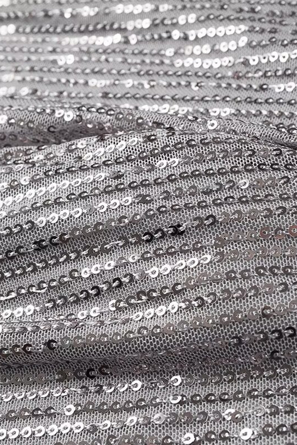 Ensemble deux pièces à sequins noirs scintillants pour femme