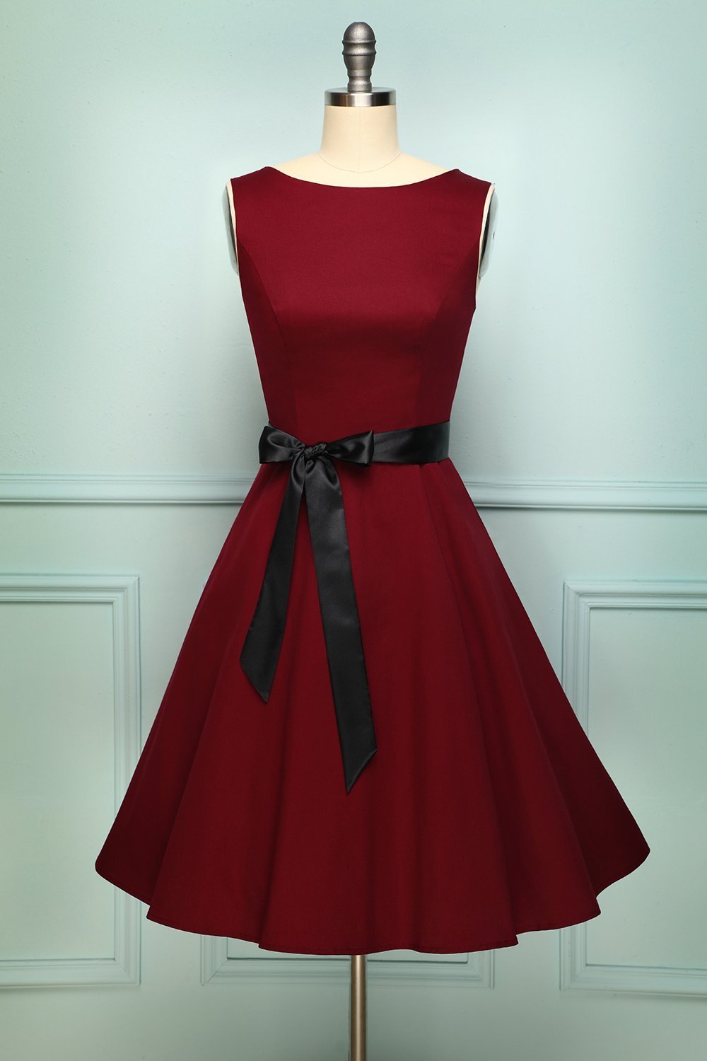 Vestido Swing Negro Vintage