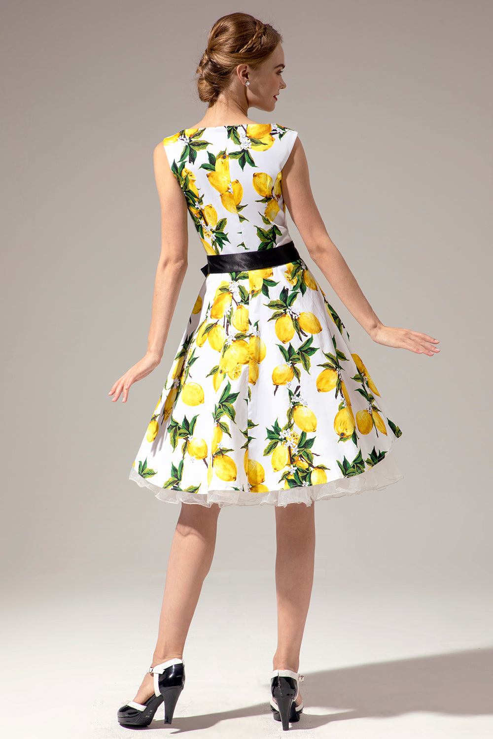 Vestido Swing Negro Vintage