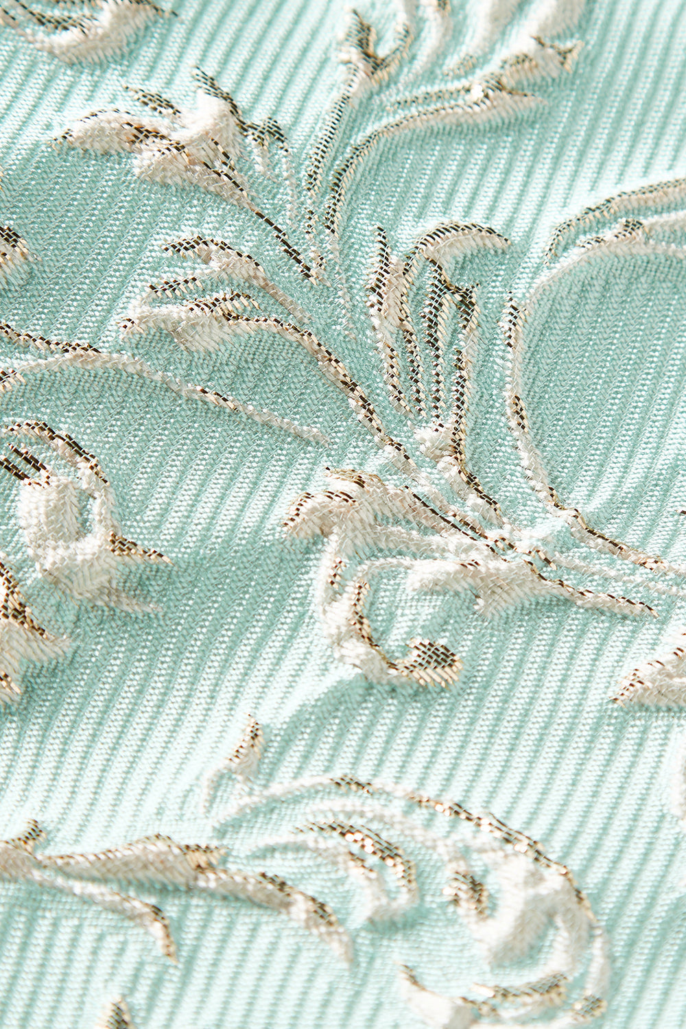 Costumes de bal pour hommes Jacquard un bouton col châle menthe