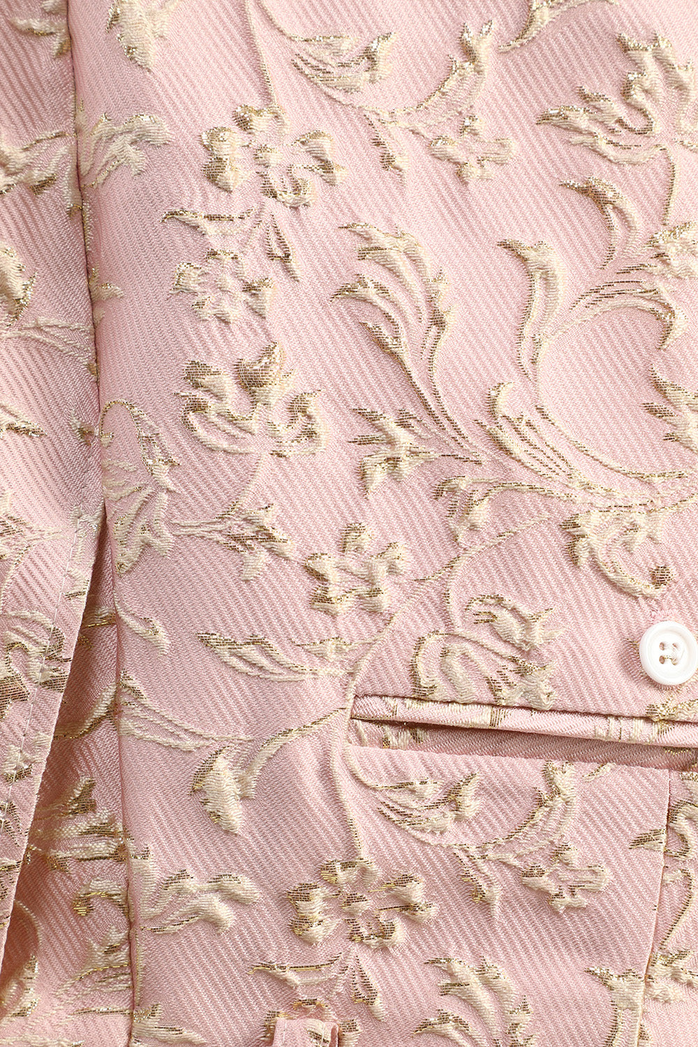 Costumes de bal pour hommes Jacquard un bouton col châle menthe