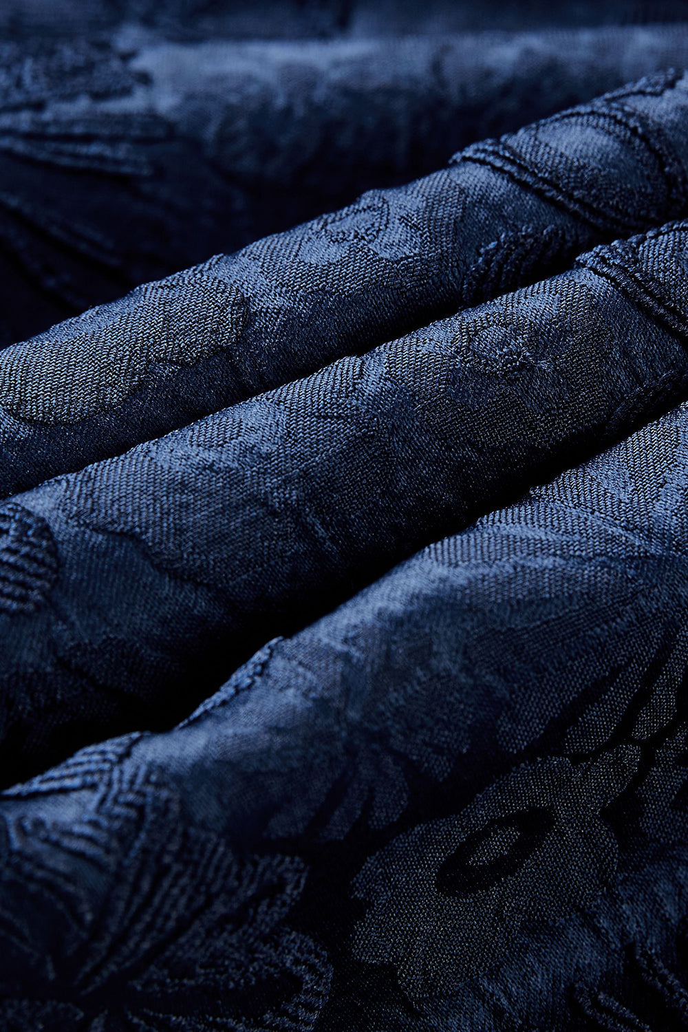 Costumes de bal jacquard noir à revers pointus pour hommes