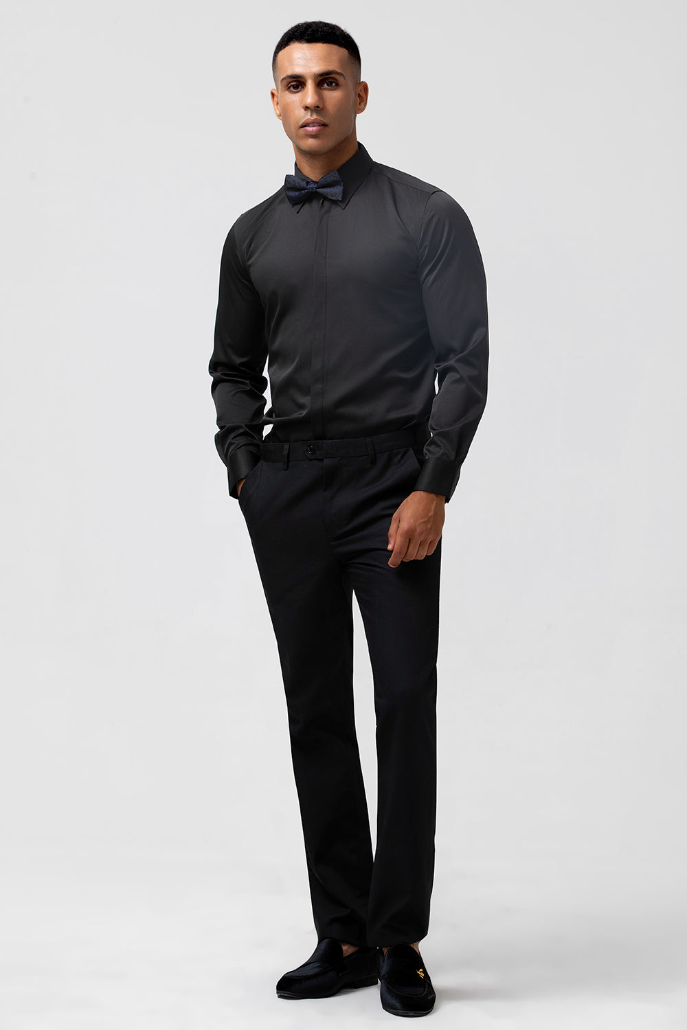 Royal Blue Jacquard Peak Lapel Men's Blazer