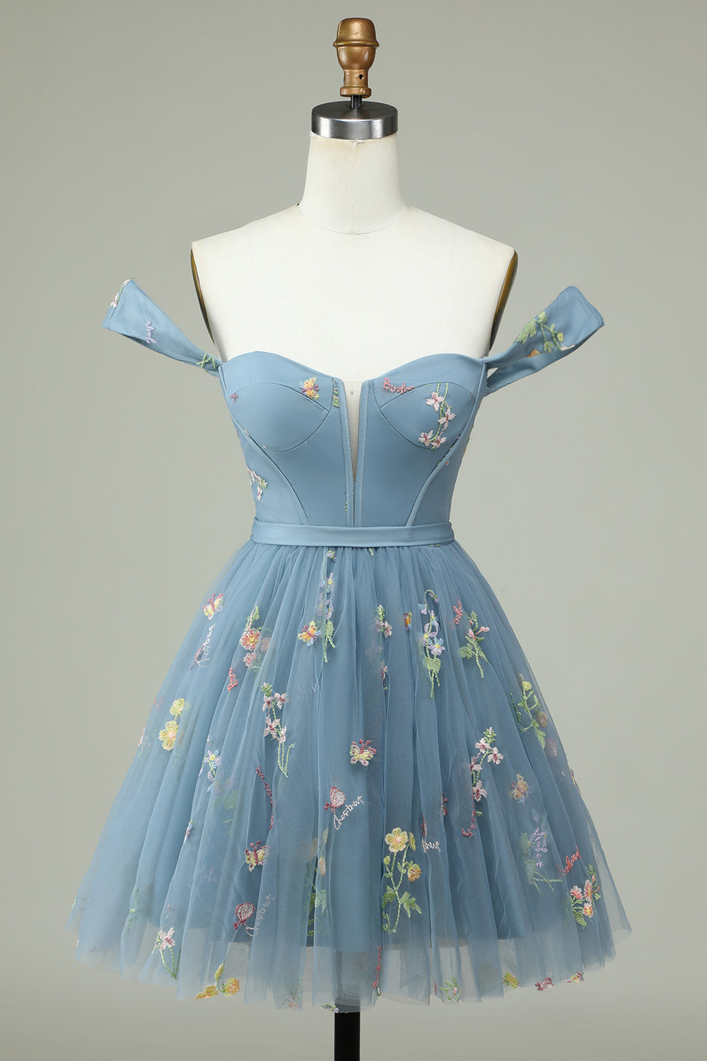Robe de graduation noire trapèze à épaules dénudées