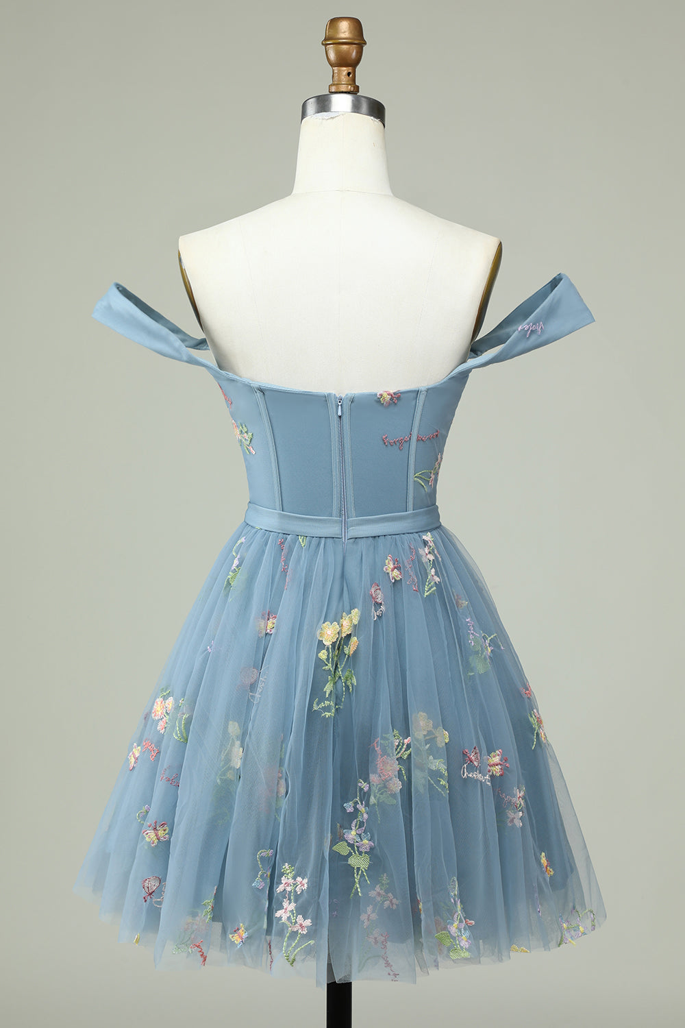 Robe de graduation noire trapèze à épaules dénudées