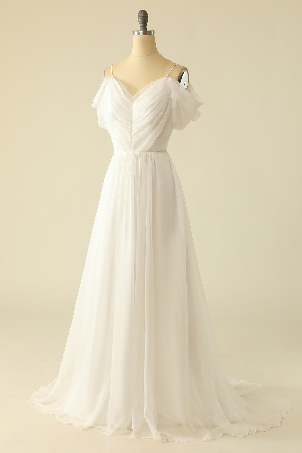 Robe de mariée bustier en tulle blanc