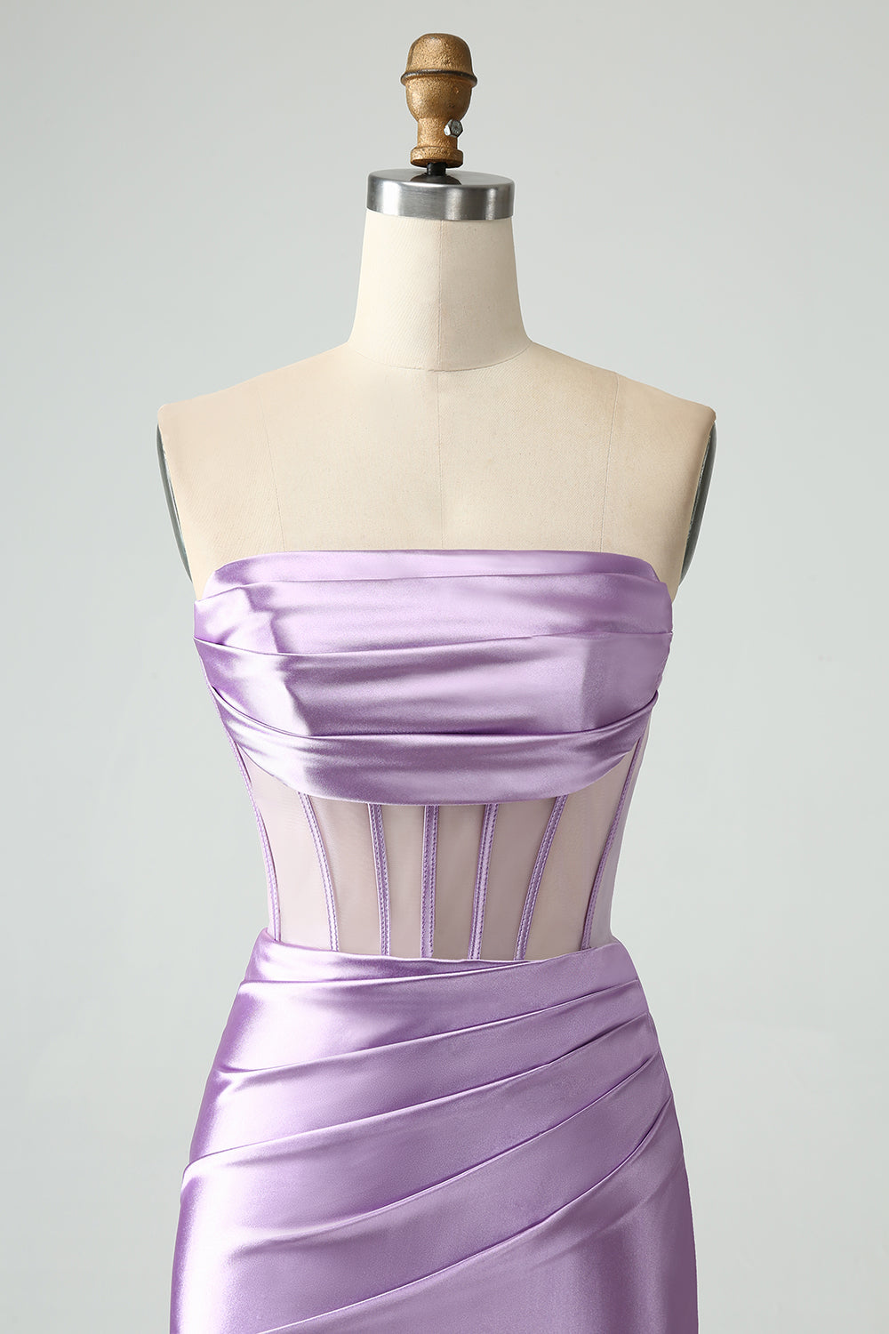Robe courte de soirée vert foncé bustier moulante corset