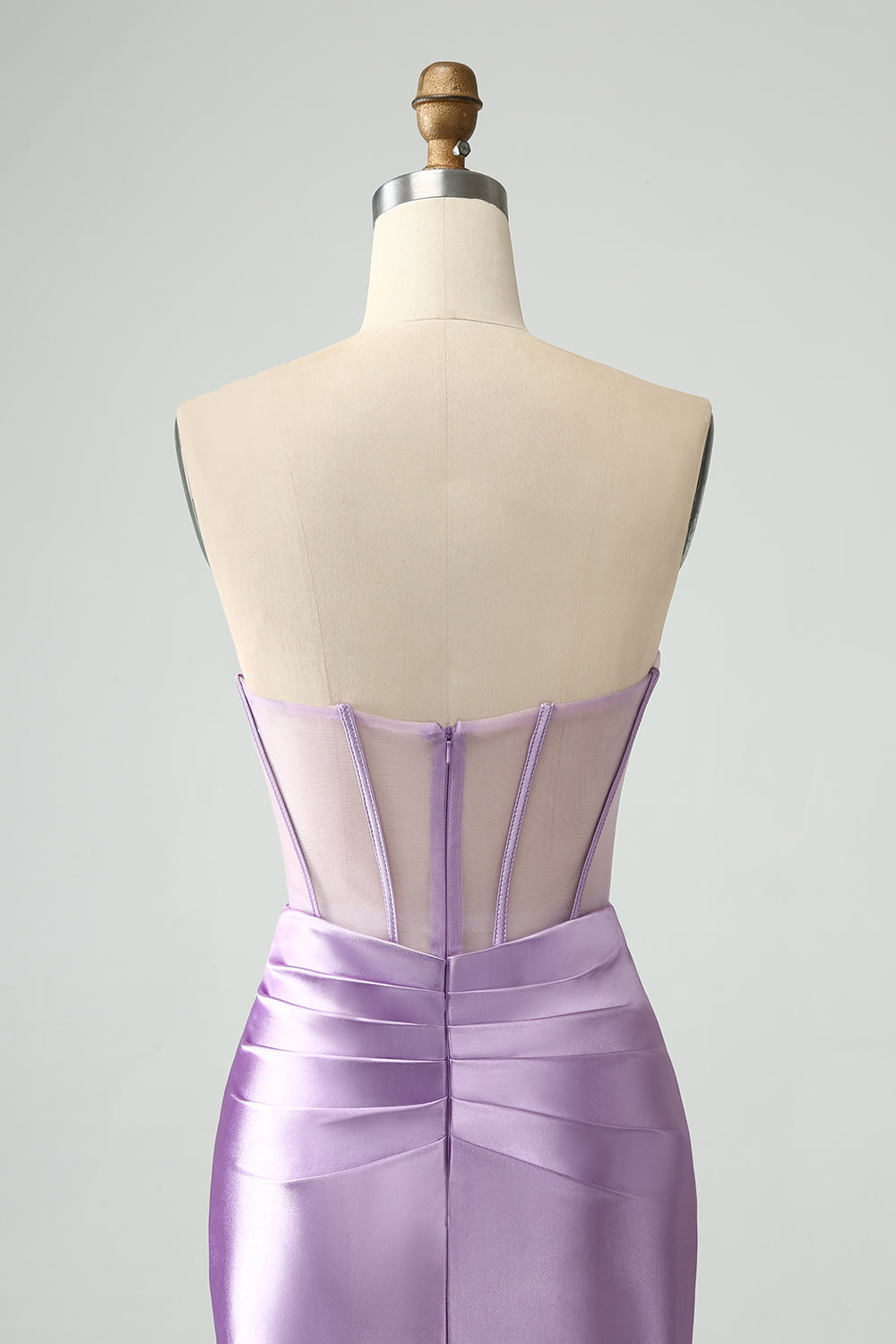 Robe courte de soirée vert foncé bustier moulante corset
