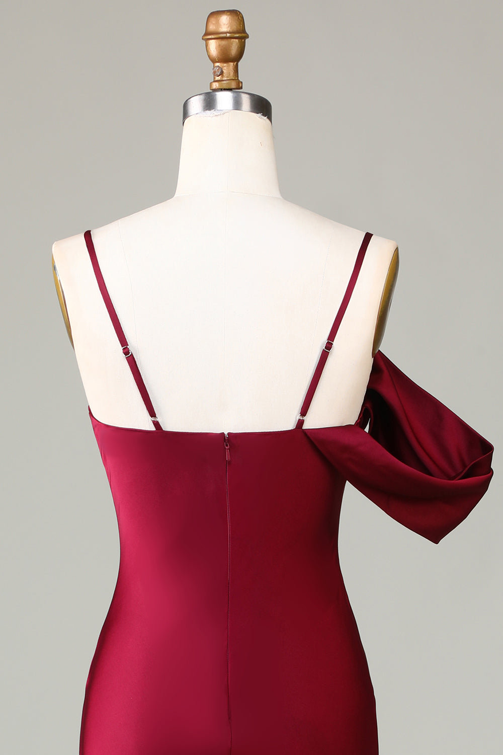 Robe longue de demoiselle d'honneur sans manches sirène Cabemet