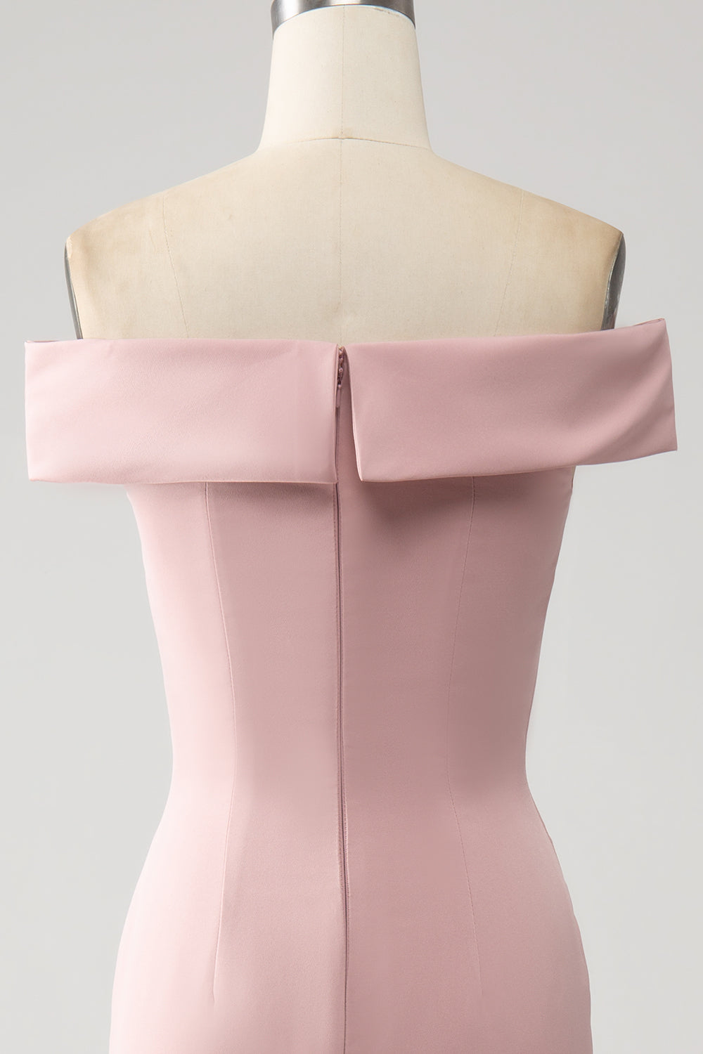 Robe Rose Sirène Volants Mère de la Mariée