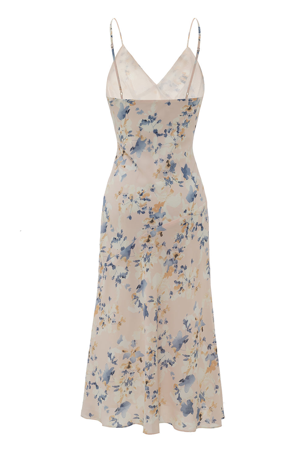 Robe d'été blanche à imprimé floral violet