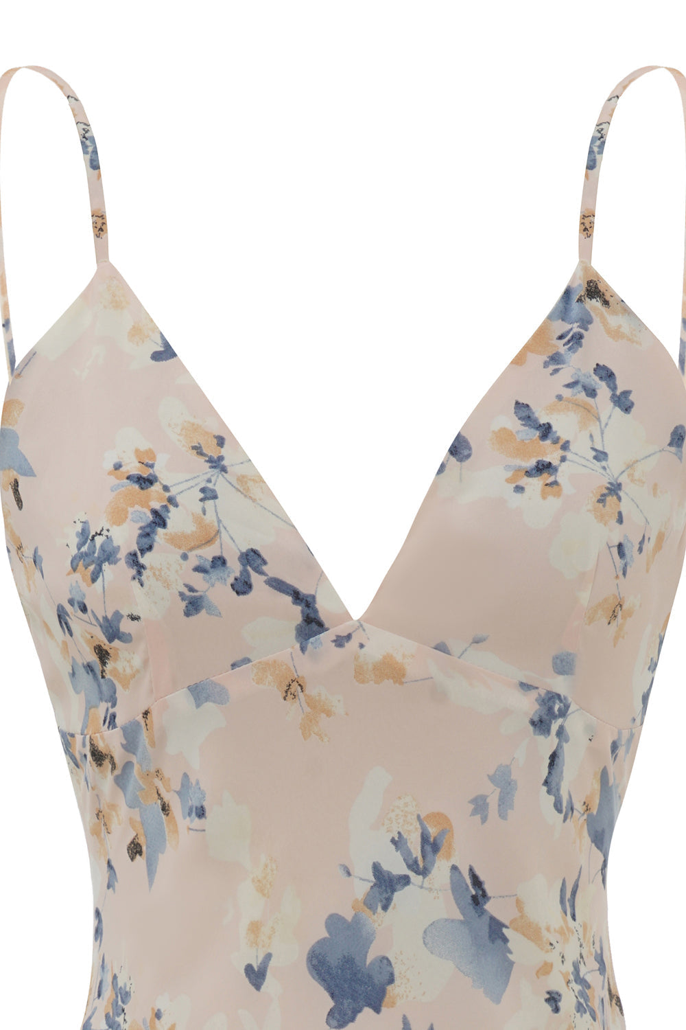 Robe d'été blanche à imprimé floral violet