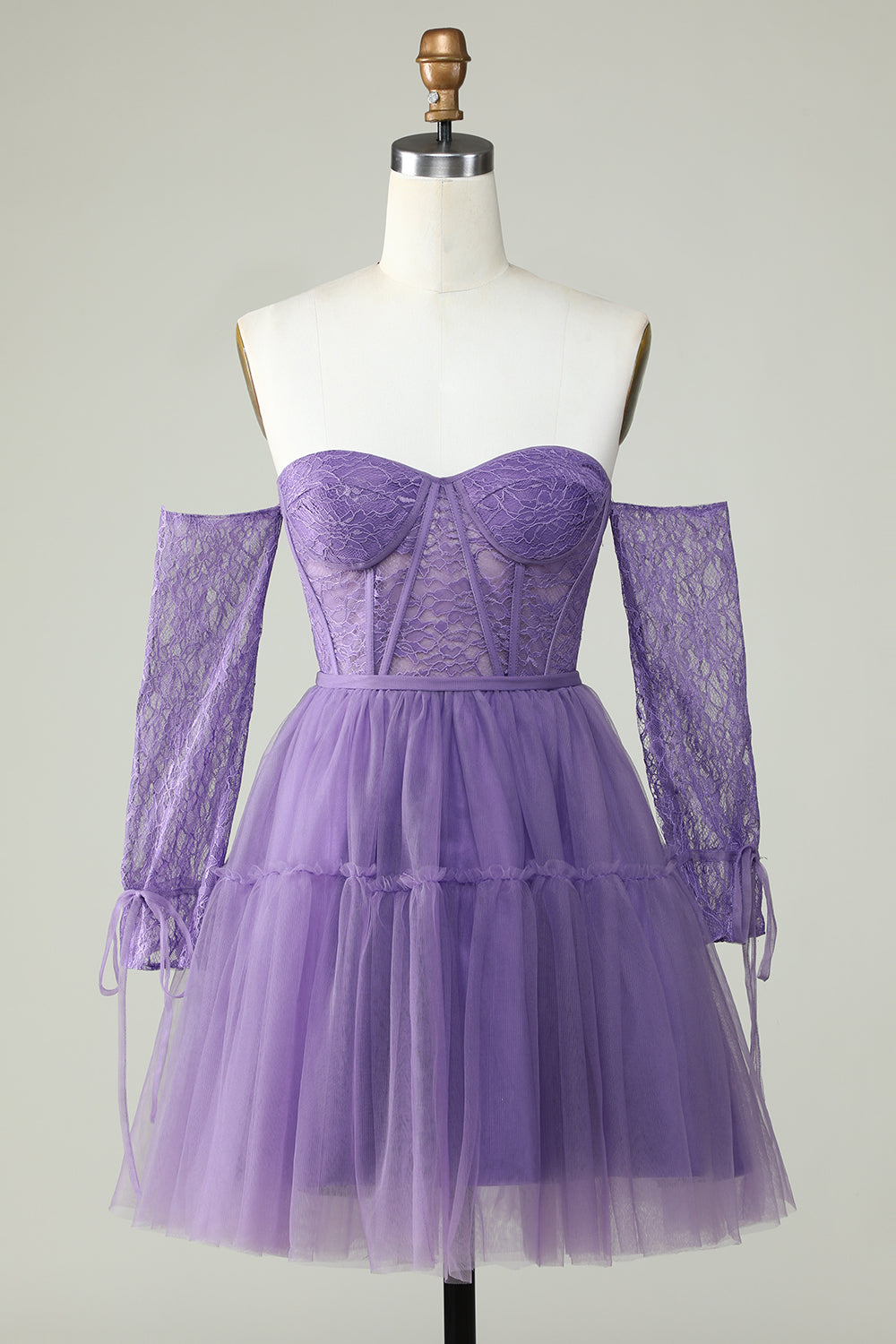 Robe de remise de diplôme noire bustier à manches longues