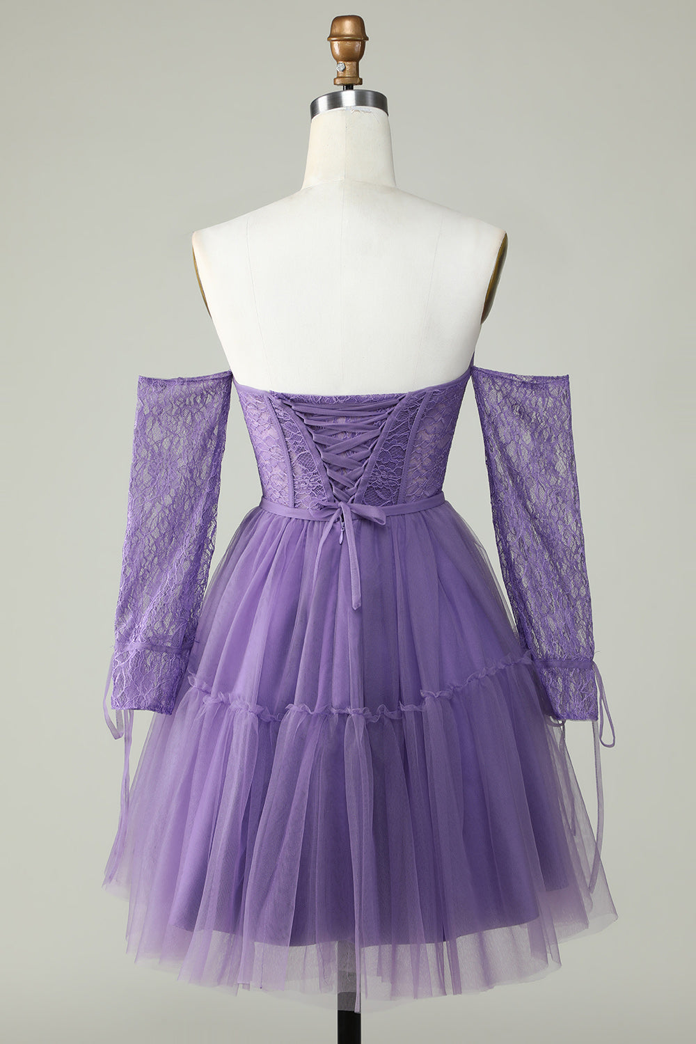 Robe de remise de diplôme noire bustier à manches longues