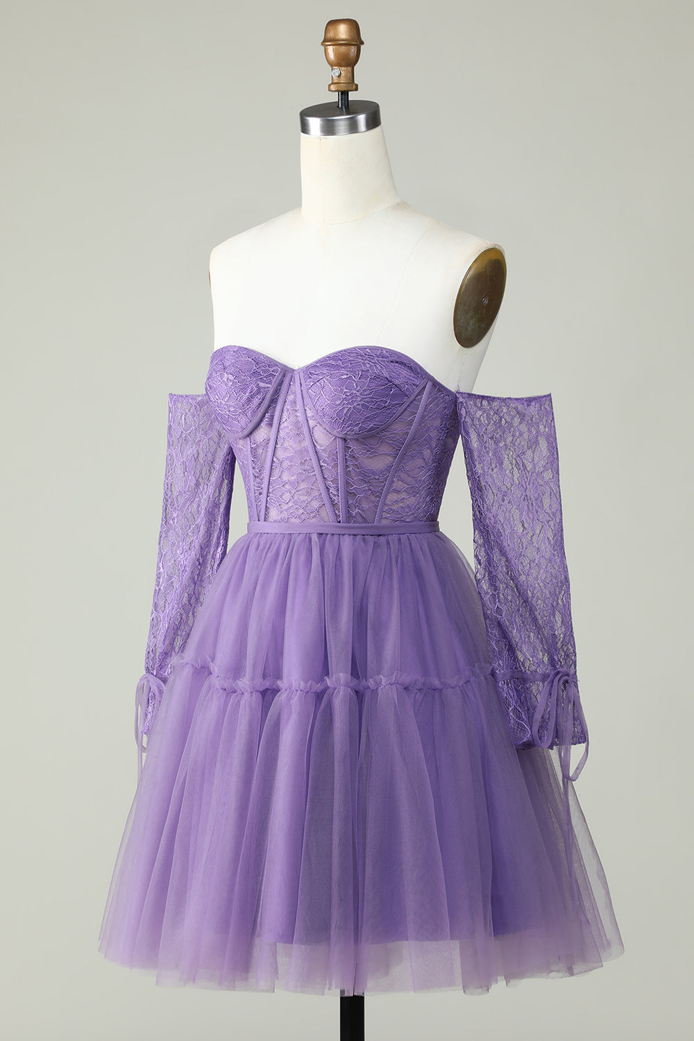 Robe de remise de diplôme noire bustier à manches longues