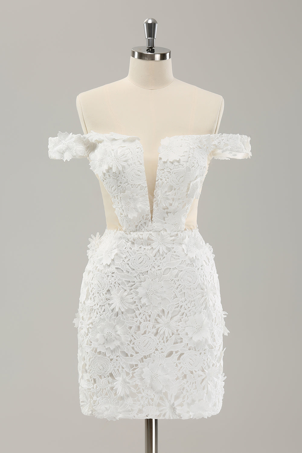 Robe de mariée bustier coupe évidée avec tulle amovible